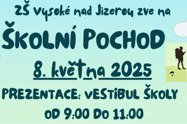 Školní pochod 08. května